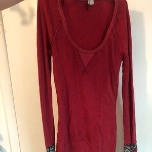 Free people thermal lightly worn